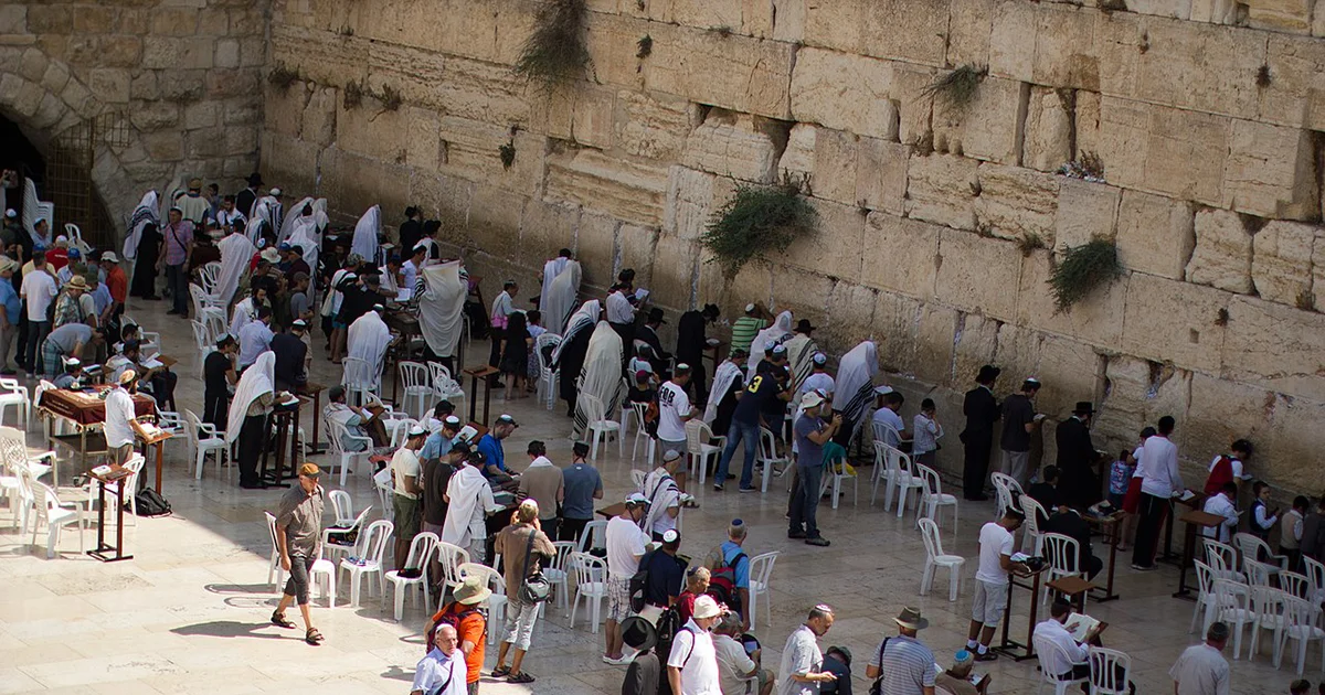 Το Δυτικό Τείχος, απομεινάρι του Ναού